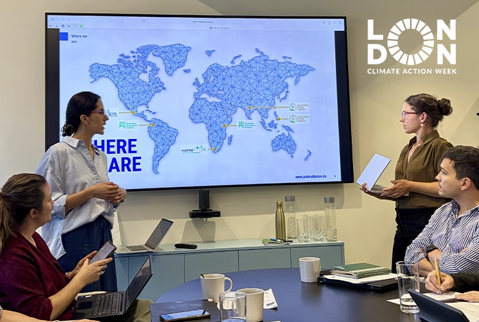 International Network Coordinator Juanita Fonseca-Duffo presenting at a strategic roundtable during LCAW 2026.